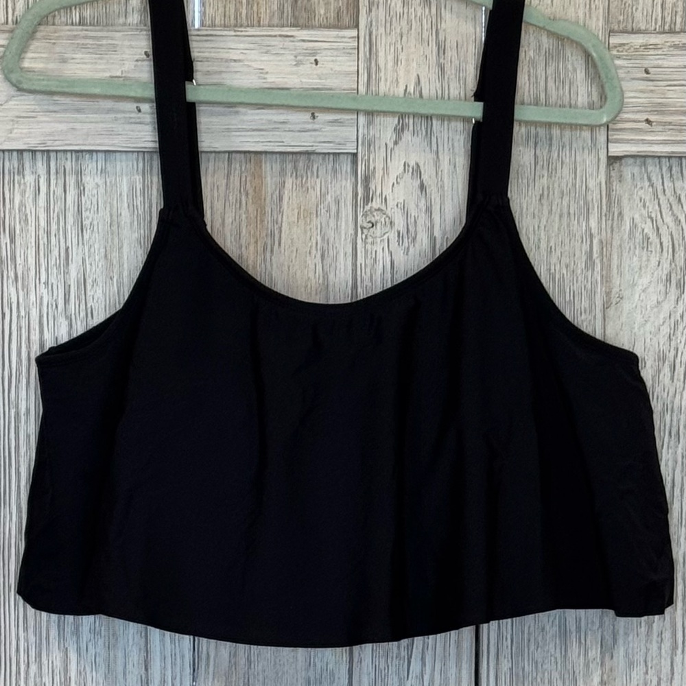 Shapermint Ruffled Bikini Top sz 3XL. NWT